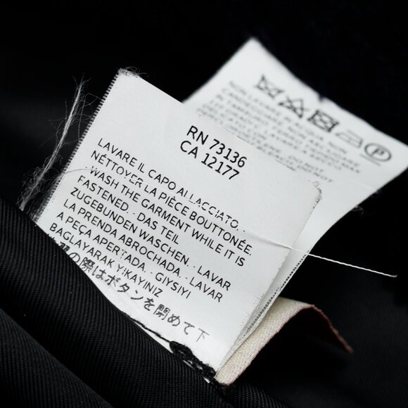 Max Mara Studio Blue Alpaca Coat - Picture 15 of 15